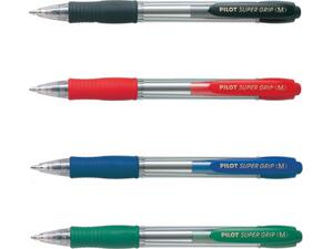 Στυλό Pilot Super Grip Fine σε διάφορα χρώματα