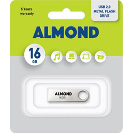 Usb 16GB Almond μεταλλικό mini flash drive