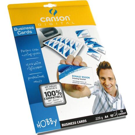 Χαρτί Cansson Α4 220gr 10 φύλλα για business cards