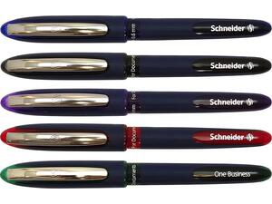Στυλό υγρής μελάνης SCHNEIDER one business 0.6mm σε διάφορα χρώματα