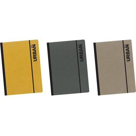 Τετράδιο Flexi Urban σε 3 χρώματα 21x29cm 2 Θεμάτων με λάστιχο 192 φύλλων (Διάφορα σχέδια)