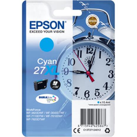 Μελάνι εκτυπωτή EPSON 27XL Cyan EPSC13T27124012
