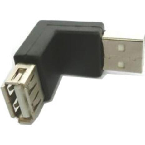 Γωνιακή Θύρα USB adapter  M/F 90 ACULINE (AD038)