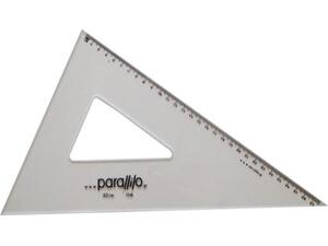 Τρίγωνο  Parallilo 60o 32cm - Πατούρα - Αρίθμηση