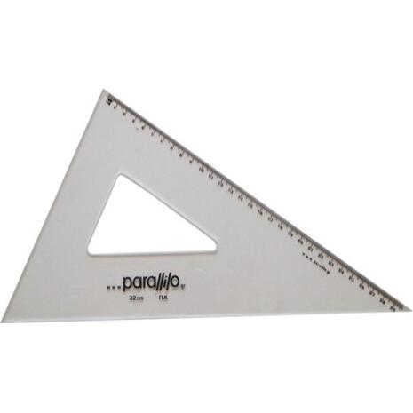 Τρίγωνο  Parallilo 60o 32cm - Πατούρα - Αρίθμηση