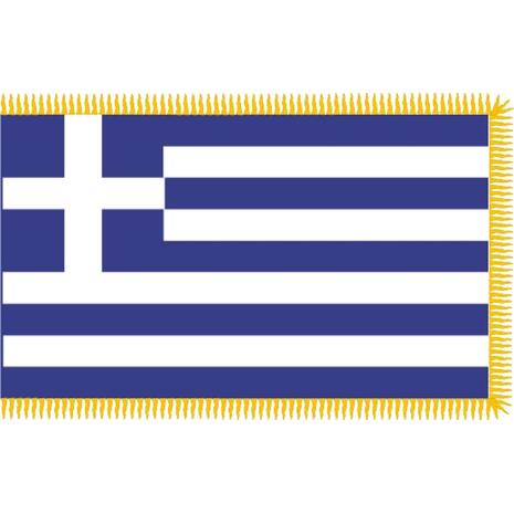 Σημαία Ελληνική Παρέλασης 0.90x1.50m με κρόσια