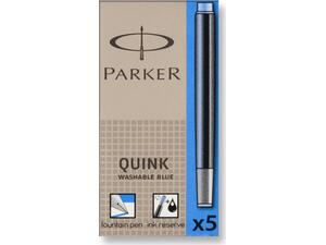 Ανταλλακτικό μελάνι Μπλε 5 τεμάχια Parker (Μπλε)