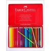 Κασετίνα μεταλλική με ξυλομπογιές FABER CASTELL συσκευασία (36 τεμάχια)