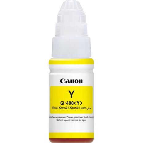 Μελάνι εκτυπωτή CANON GI-490 Yellow 0666C001 (Yellow)