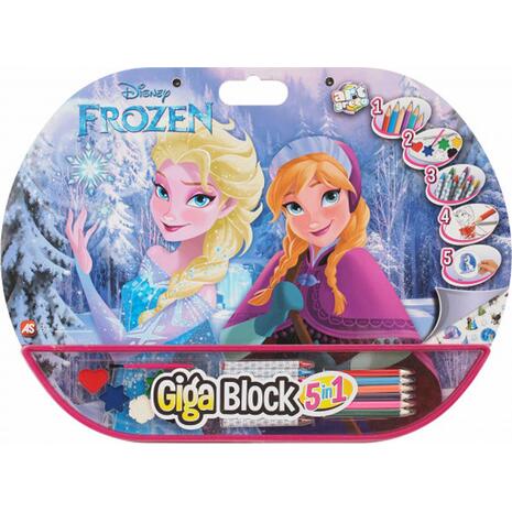 Σετ Ζωγραφικής Giga Block 5σε1 Frozen