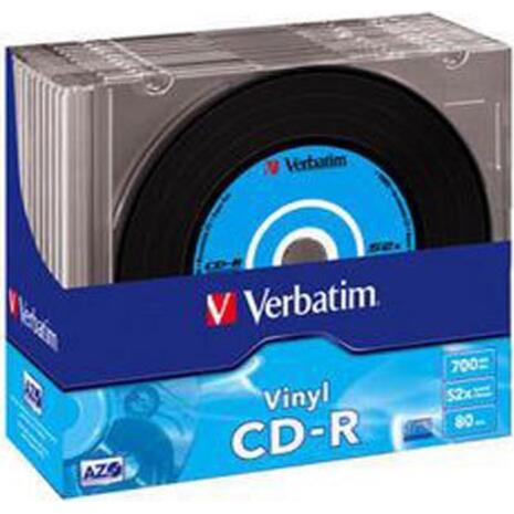 CD-R 700mb VERBATIM x52 80min 1τεμάχιo (43426)
