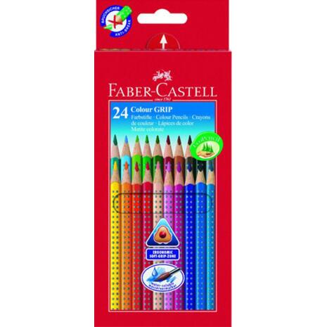 Ξυλομπογιές FABER - CASTELL Grip (24 τεμάχια)