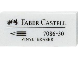 Γόμα FABER CASTELL 7086 vinyl white mini