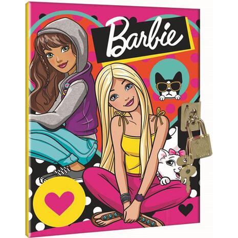 Ημερολόγιο με κλειδαριά GIM Barbie