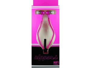 Ακουστικά με μικρόφωνο φερμουάρ ZIPPERS HI-FI Stereo σε διάφορα χρώματα