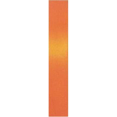 Κορδέλα υφασμάτινη σατέν μονής όψης με ούγια 12mmX100m πορτοκαλί