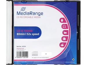 CD-R 80΄ Media Range 700mb 52x slimcase 1 τεμάχιο