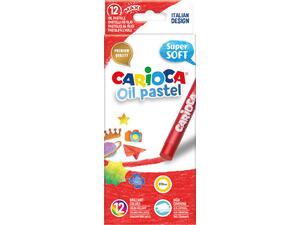 Λαδοπαστέλ CARIOCA Super Soft (12 τεμάχια) (Διάφορα χρώματα)