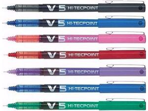 Στυλό μαρκαδόρος PILOT V5 HI-TECPOINΤ 0.5mm σε διάφορα χρώματα