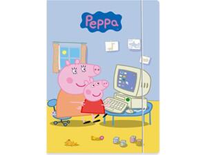Φάκελος με λάστιχο Peppa Pig χάρτινο Α4