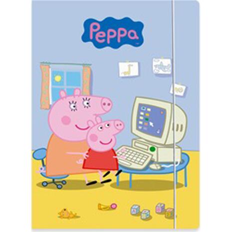 Φάκελος με λάστιχο Peppa Pig χάρτινο Α4