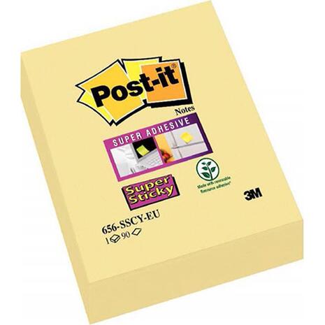Αυτοκόλλητα χαρτάκια σημειώσεων Post-it 48x76mm Κίτρινα (Κίτρινο)