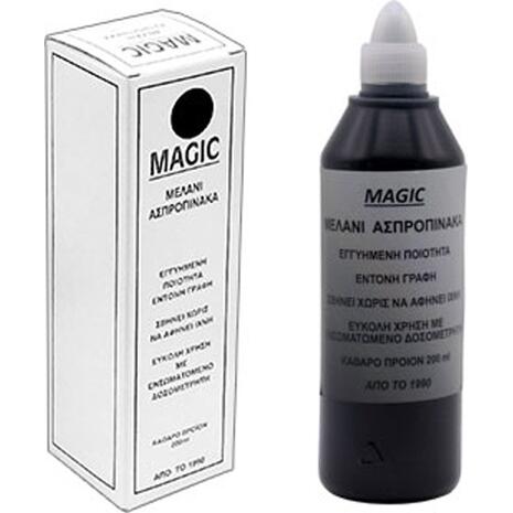 Μελάνι για μαρκαδόρο λευκού πίνακα Magic 200ml Μαύρο