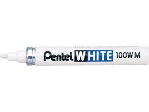 Μαρκαδόρος ανεξίτηλος PENTEL λευκός 3.9mm
