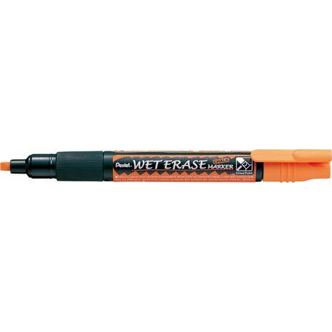 Μαρκαδόρος υγρής κιμωλίας Pentel Wet Erase Chalk Marker 1.5-4mm πορτοκαλί
