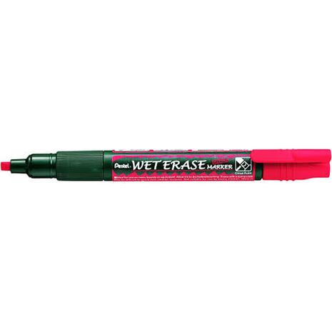Μαρκαδόρος υγρής κιμωλίας Pentel Wet Erase Chalk Marker 1.5-4mm κόκκινος