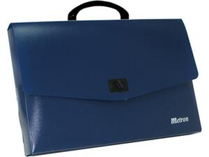 Τσάντα σχεδιού πλαστική Metron 26x35x5 μπλε (Μπλε)