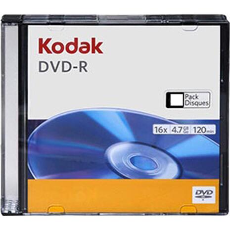 DVD-R Kodak 4.7GB 16x με θήκη Slim