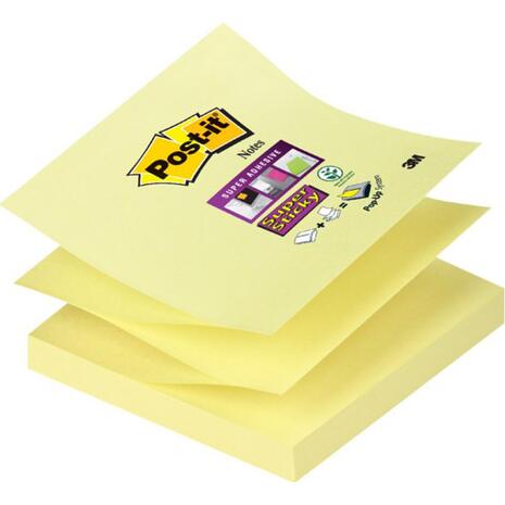Αυτοκόλλητα χαρτάκια σημειώσεων Post-it 76x76mm R330 POP-UP (Κίτρινο)