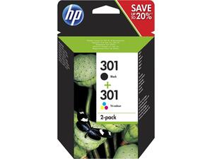 Μελάνι εκτυπωτή HP 301 Ink Cartridge Combo Content Pack N9J72AE