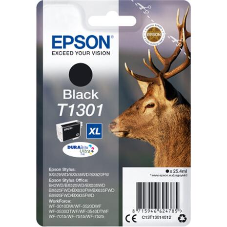 Μελάνι εκτυπωτή EPSON T1301XL Black Τ130140 (Black)