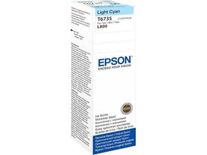 Μελάνι εκτυπωτή EPSON 673 Light Cyan Bottle 70ml (Cyan)