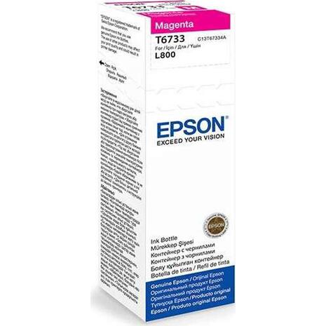 Μελάνι εκτυπωτή EPSON 673 Magenta Bottle 70ml (Magenta)