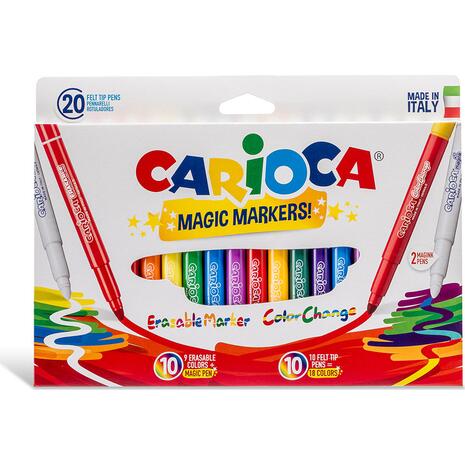 Μαρκαδόροι ζωγραφικής CARIOCA Magic Markers 20 τεμάχια