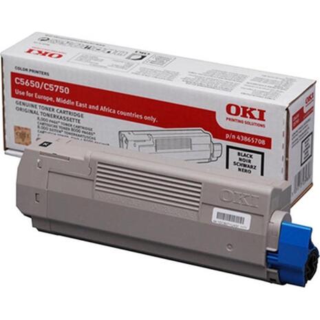 Toner εκτυπωτή OKI C5650/C5750 Black 43865708 (Black)