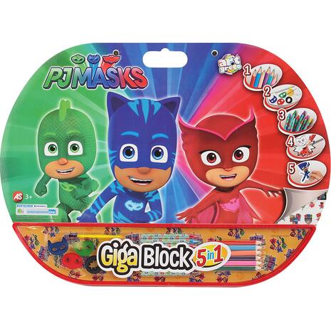 Σετ ζωγραφικής GIGA BLOCK 5 σε 1 PJ Masks 62711