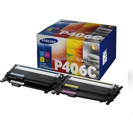 Toner εκτυπωτή SAMSUNG P406C Value Pack (BL/CYAN/YELL/MAG) (Multipack)