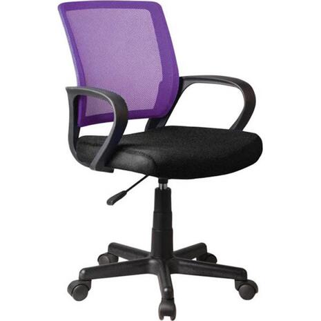 Καρέκλα Γραφείου BF 2010 Μωβ/Μαύρο Mesh E-00019078(EO520,2) (Μαύρο)