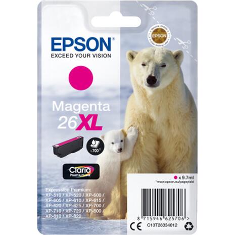Μελάνι εκτυπωτή EPSON 26XL Magenta 9.7ml (Magenta)