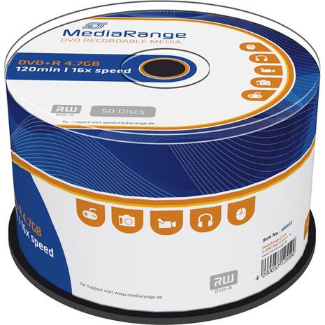 DVD+R MediaRange 4,7GB 120min /16x SPEED πομπίνα (50 τεμαχίων)