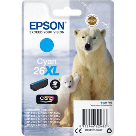 Μελάνι εκτυπωτή EPSON 26XL Cyan 9.7ml (Cyan)