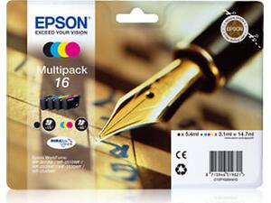 Μελάνι εκτυπωτή EPSON 16 T162640 Multipack Black/Cyan/Yellow/Magenta C13T16264012