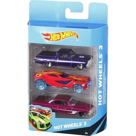Αυτοκινητάκια Hot Wheels Σετ των 3 τεμαχίων (διάφορα σχέδια)