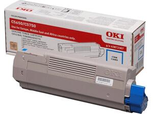 Toner εκτυπωτή OKI C5650/5750 Cyan (43872307) (Cyan)