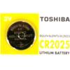 Μπαταρία TOSHIBA λιθίου CR-2025 (1 τεμάχιο)