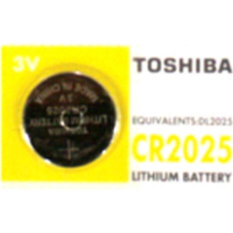 Μπαταρία TOSHIBA λιθίου CR-2025 (1 τεμάχιο)